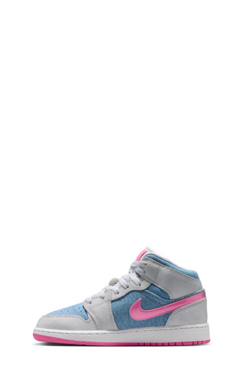 Nike Kids' Air Jordan 1 Mid Sneaker In Multi