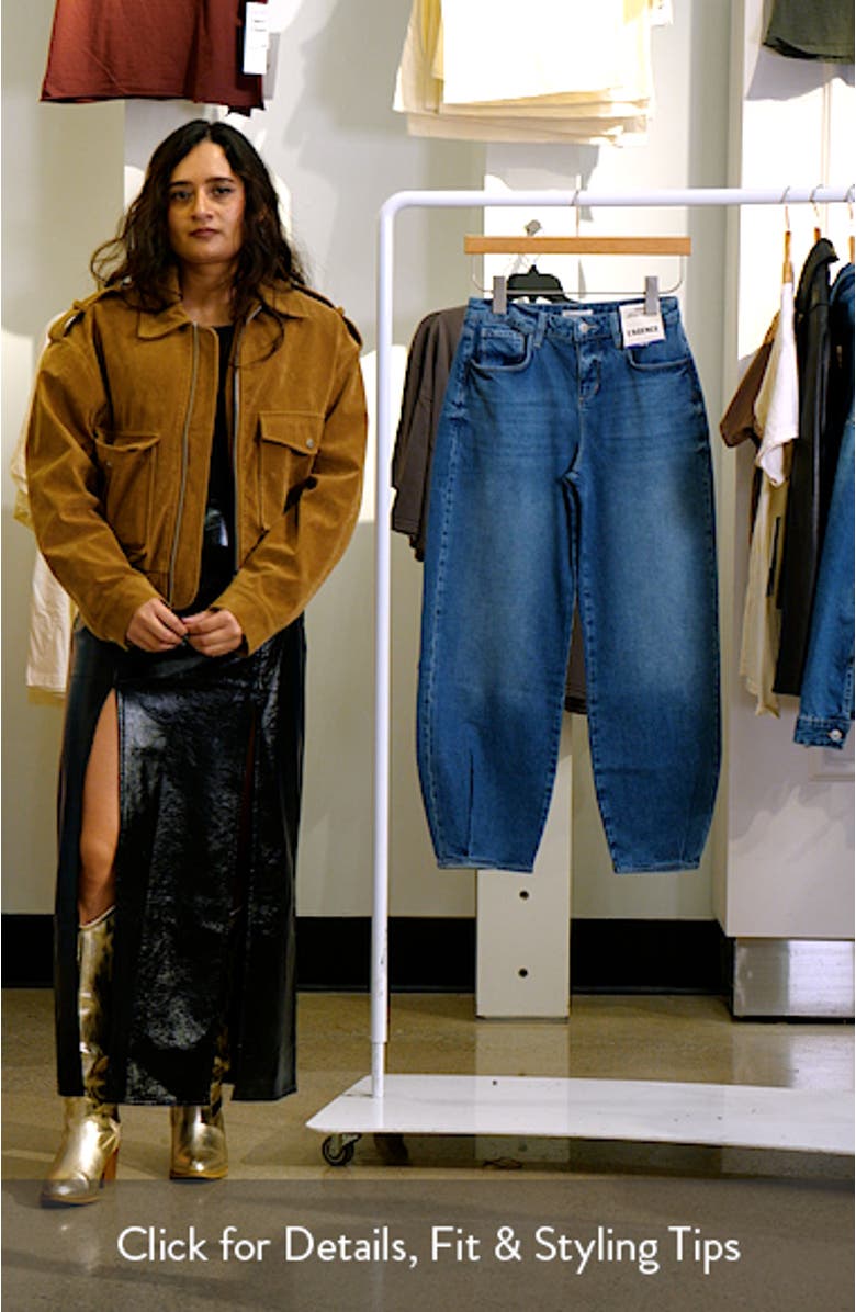 Krista High Waist Crop Taper Leg Jeans, sales video thumbnail