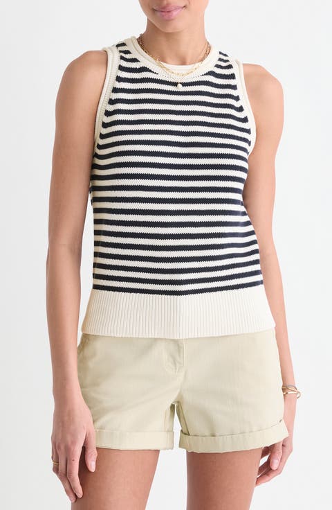 Stripe Sweater Tank