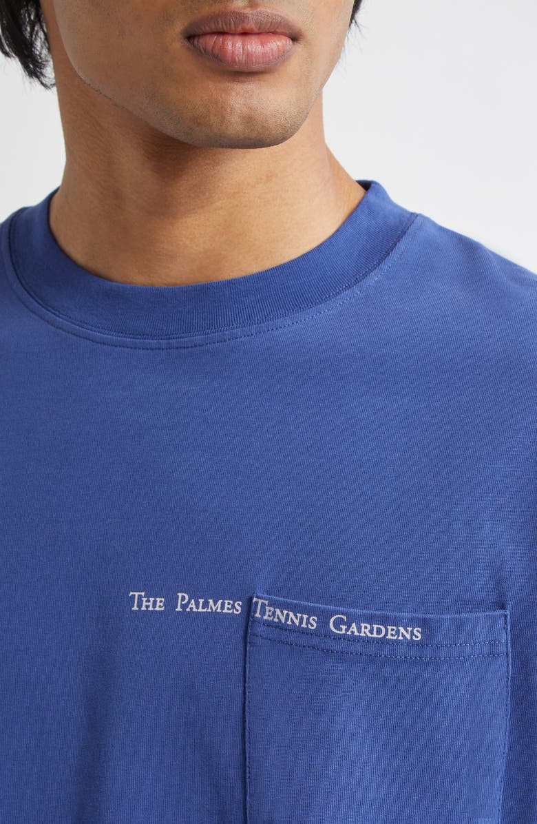 PALMES Garden Pocket Graphic T-Shirt, Alternate, color, Blue