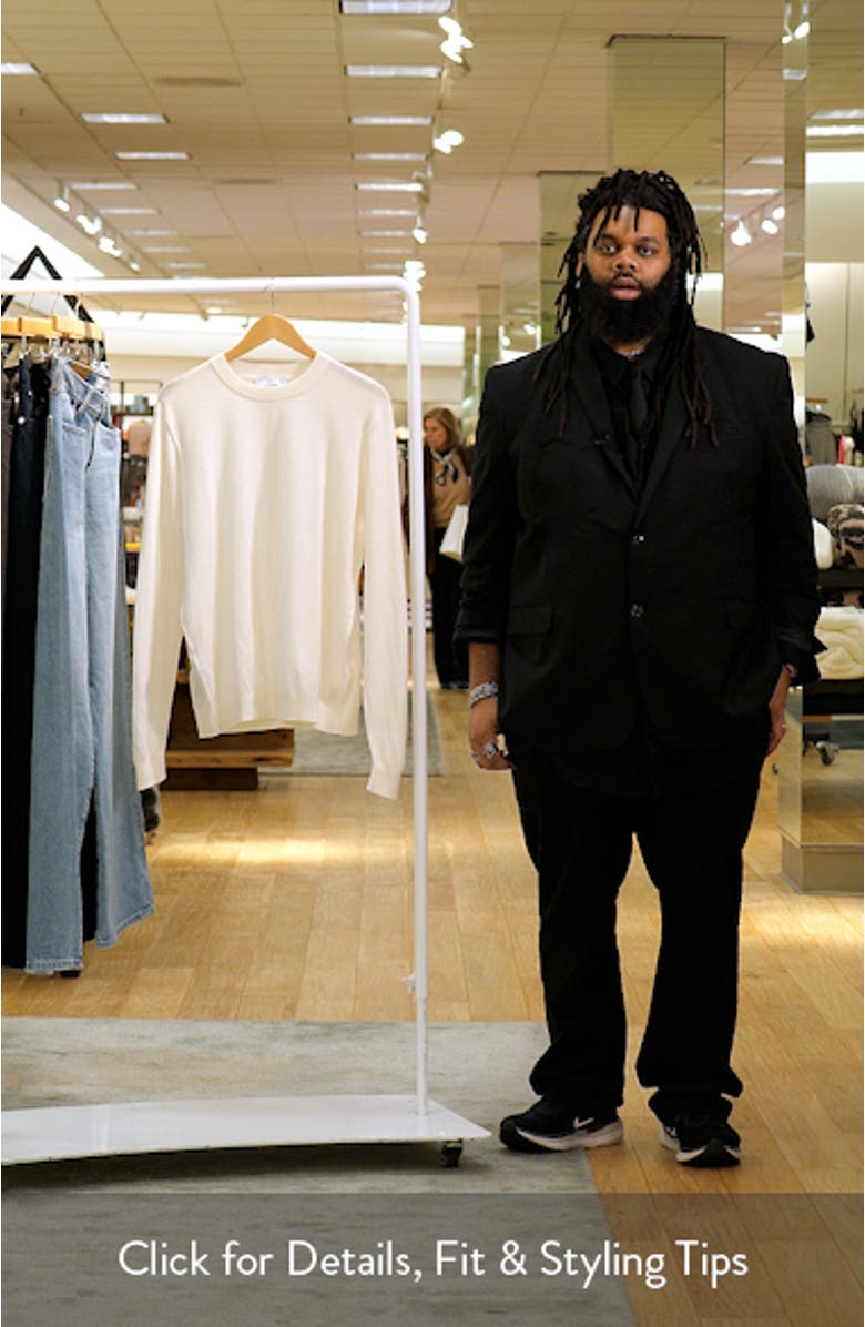 Finely Knit Crewneck Sweater, sales video thumbnail