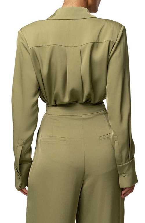 Jluxlabel Misty Button-up Shirt In Green