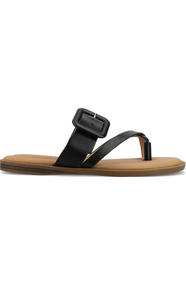 Journee Collection Layra Sandal, Alternate, color, Black Layra