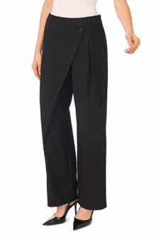 Cross Front Wide Leg Trousers