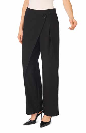 Cross Front Wide Leg Trousers