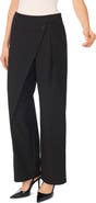 1.STATE Cross Front Wide Leg Trousers