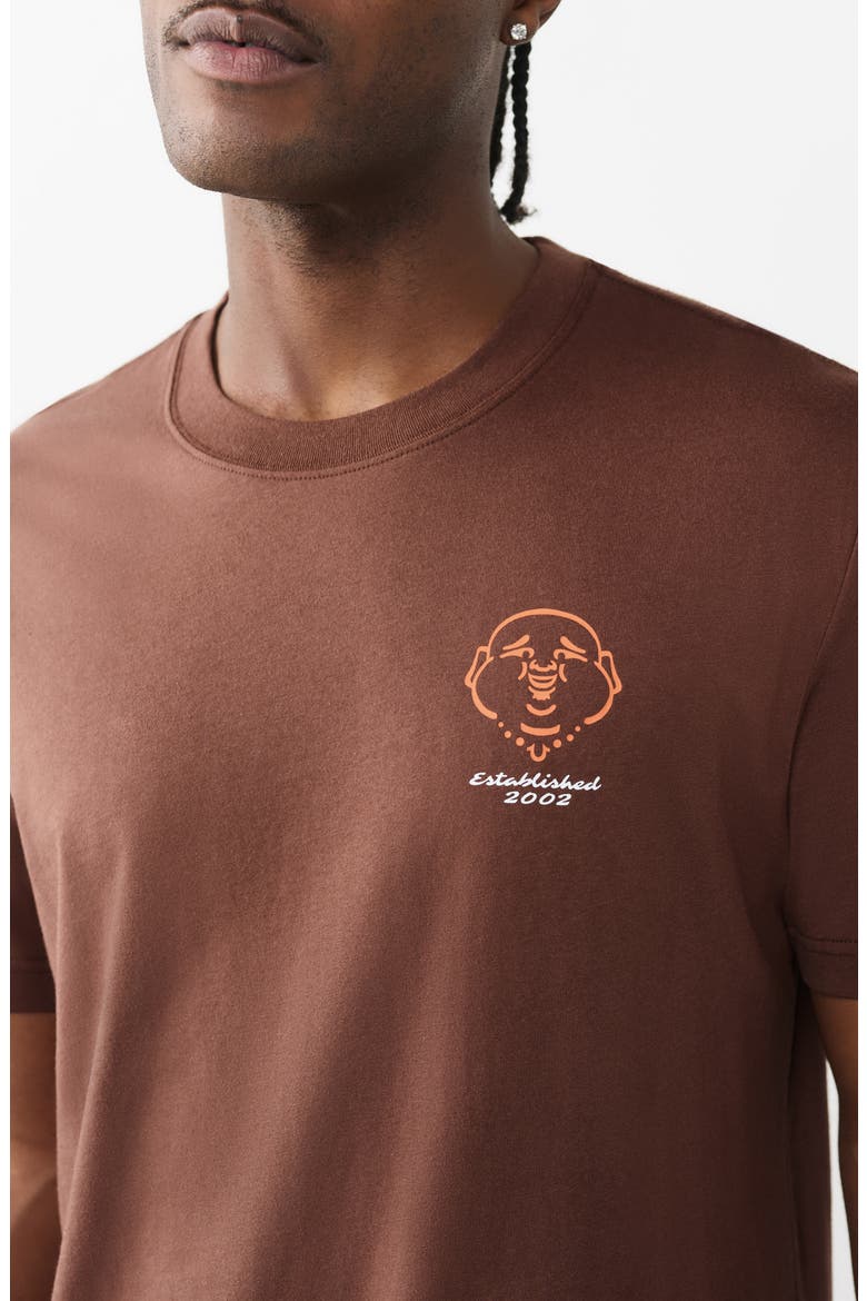 Big Buddha Logo Graphic T-Shirt, Alternate, color, CHESTNUT