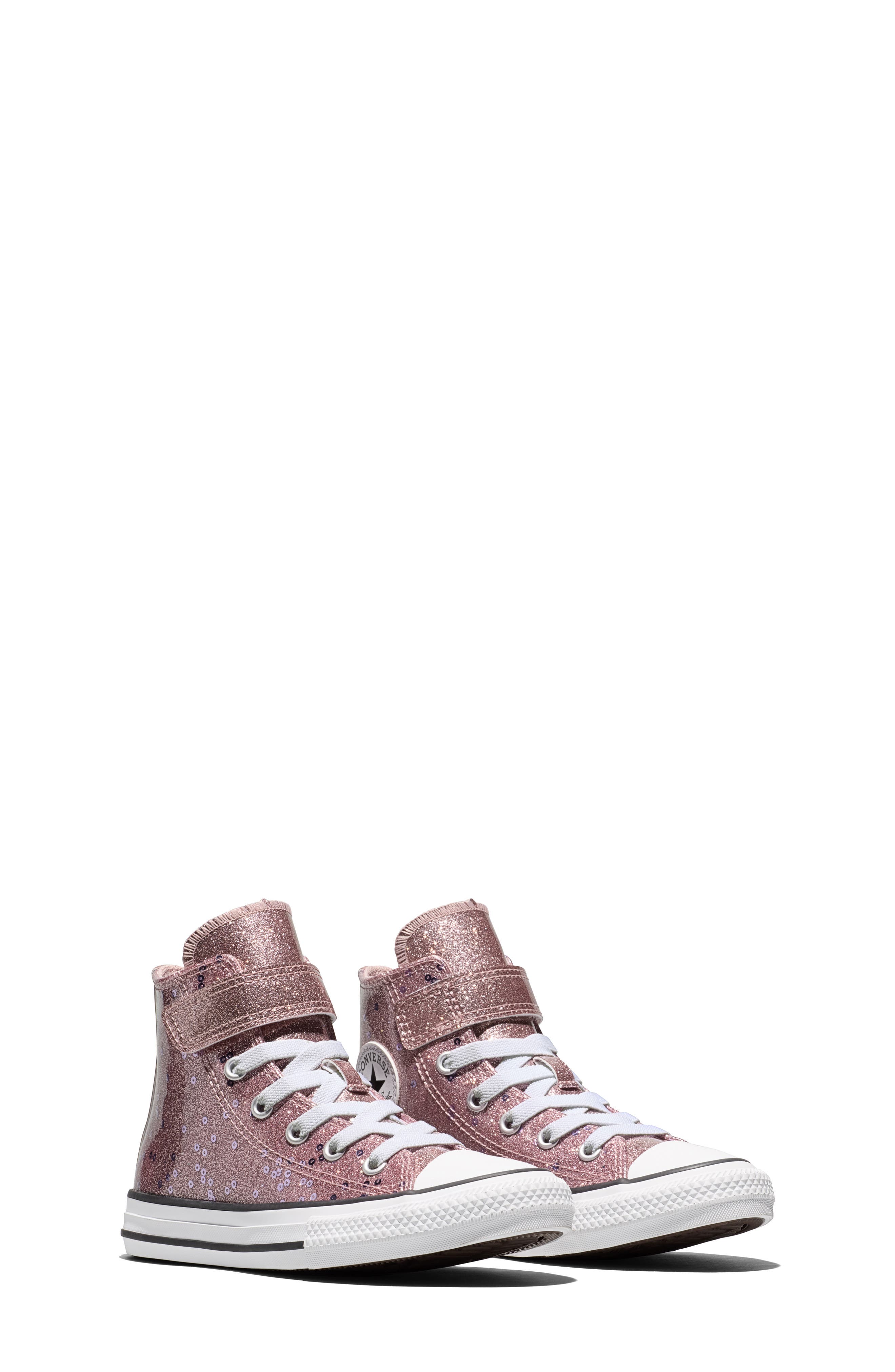Kids' Chuck Taylor All Star Easy-On High Top Sneaker, Alternate, color, PETAL PIT/ APRICOT/ AMETHYST