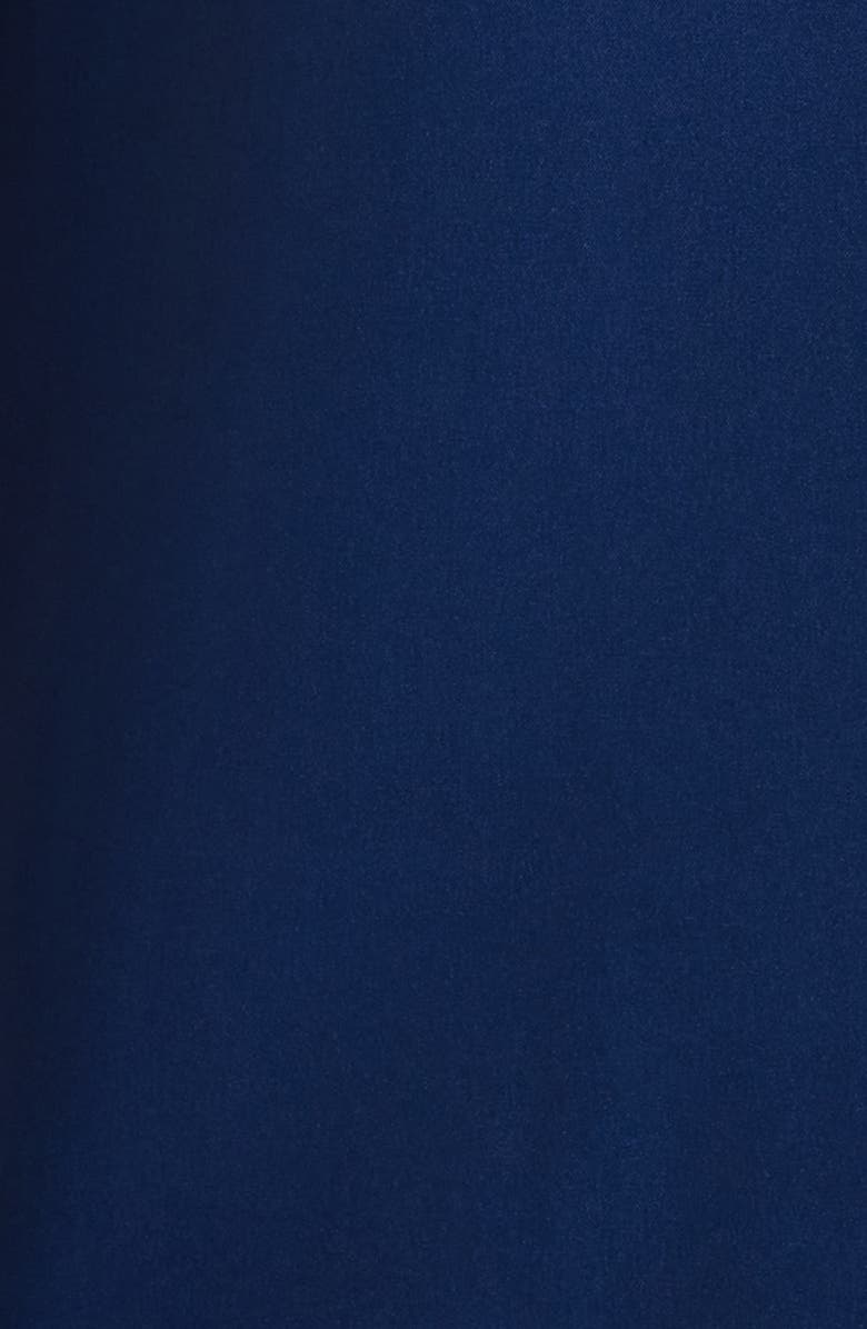 MAVRANS Weekend Crochet Trim Short Sleeve Performance Button-Up Shirt, Alternate, color, Navy