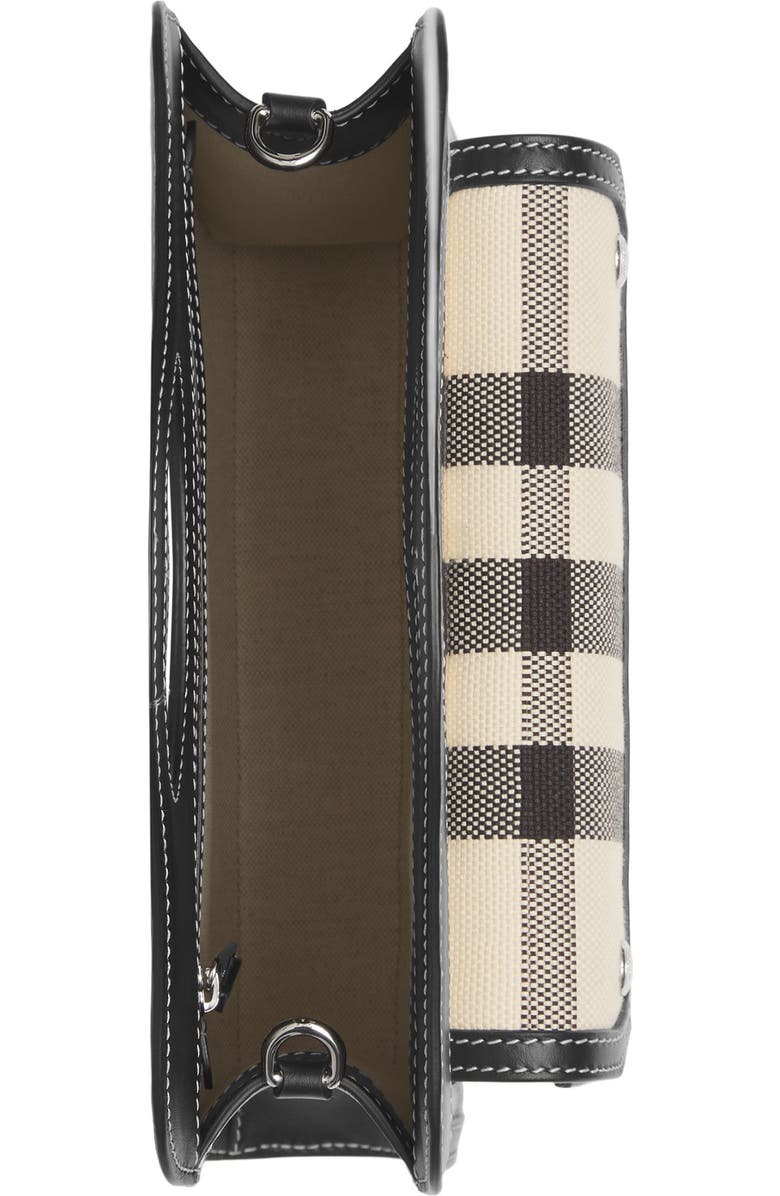 Burberry Check Jacquard Pocket Tote, Alternate, color,