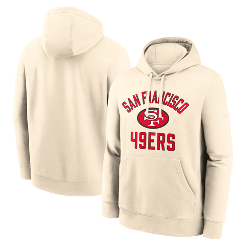 Men's Nike Natural San Francisco 49ers Club Hoodie