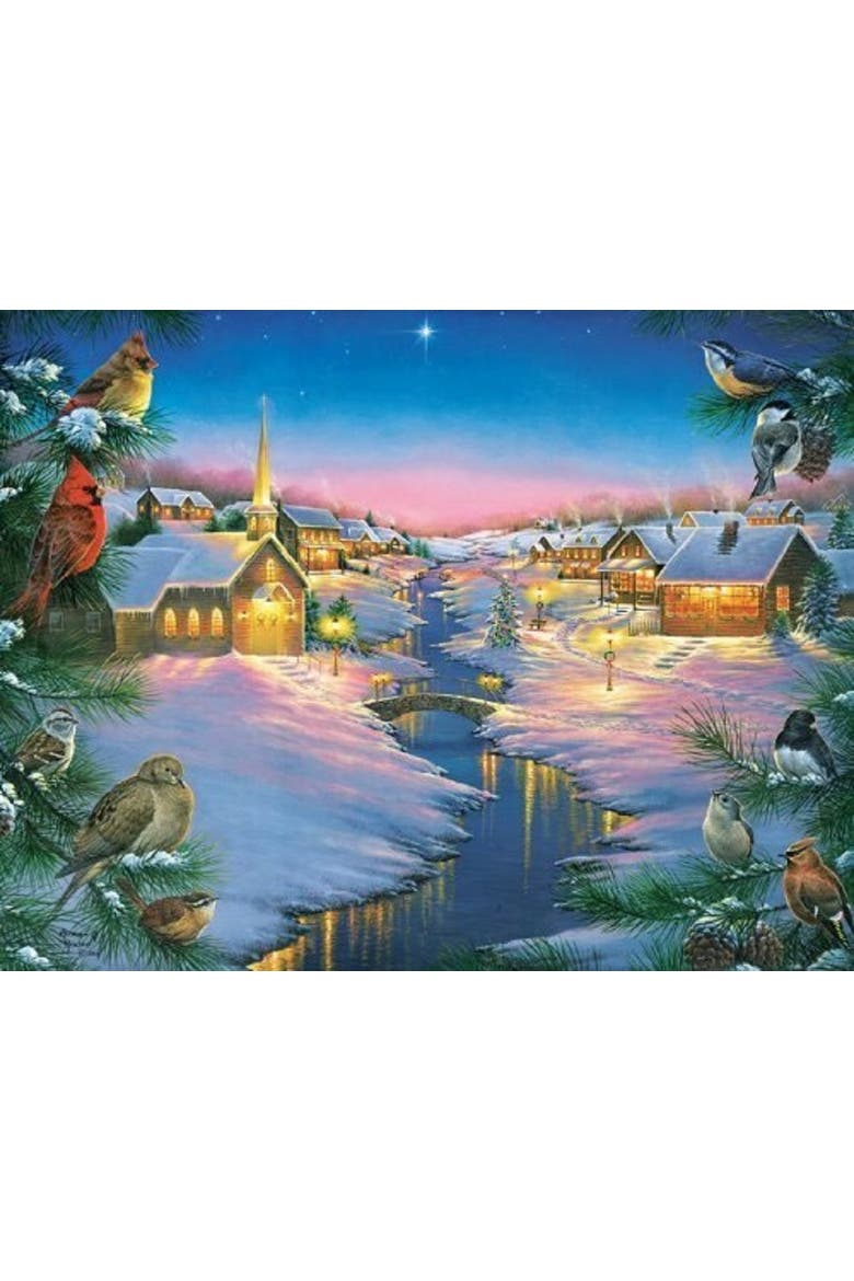 A Winter's Silent NIght 1000 piece Jigsaw Puzzle for Adults Large Pieces, Alternate, color, Multicolor