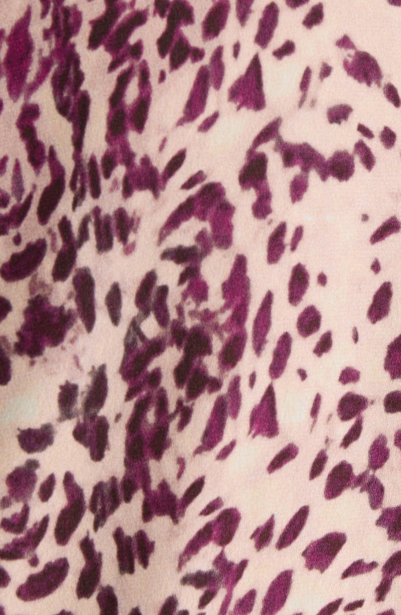 Isabel Marant Albini Stretch Silk Midi Dress, Alternate, color,