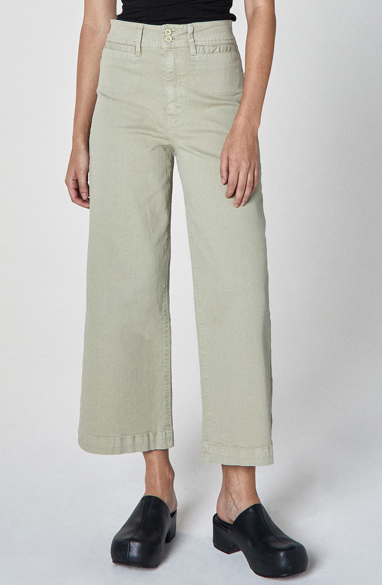 Unpublished Gemma High Waist Crop Wide Leg Jeans, Main, color, 