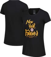 Stadium Essentials Women's Stadium Essentials Black New York Knicks Forever NYC T-Shirt