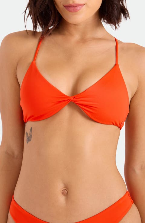 Simply Seamless Twist Front Bikini Top