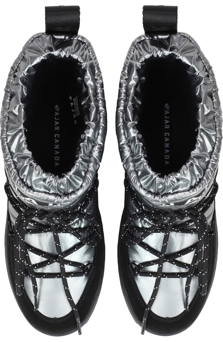 Pajar Galaxy Waterproof Platform Boot, Alternate, color, Graphite Liquid Metal