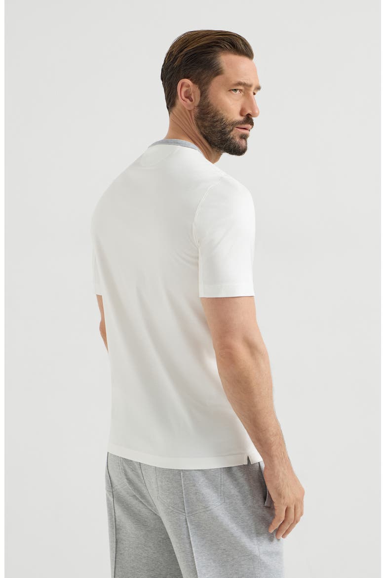 T-shirt with print, Alternate, color, Off-White