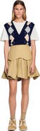SANDRO Mini flared pleated skirt