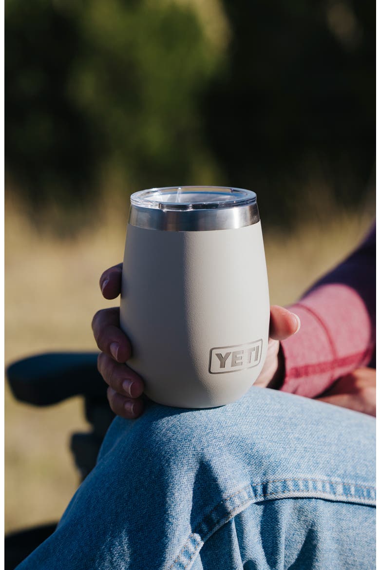 Rambler 10-Ounce Wine Tumbler, Alternate, color, CAPE TAUPE