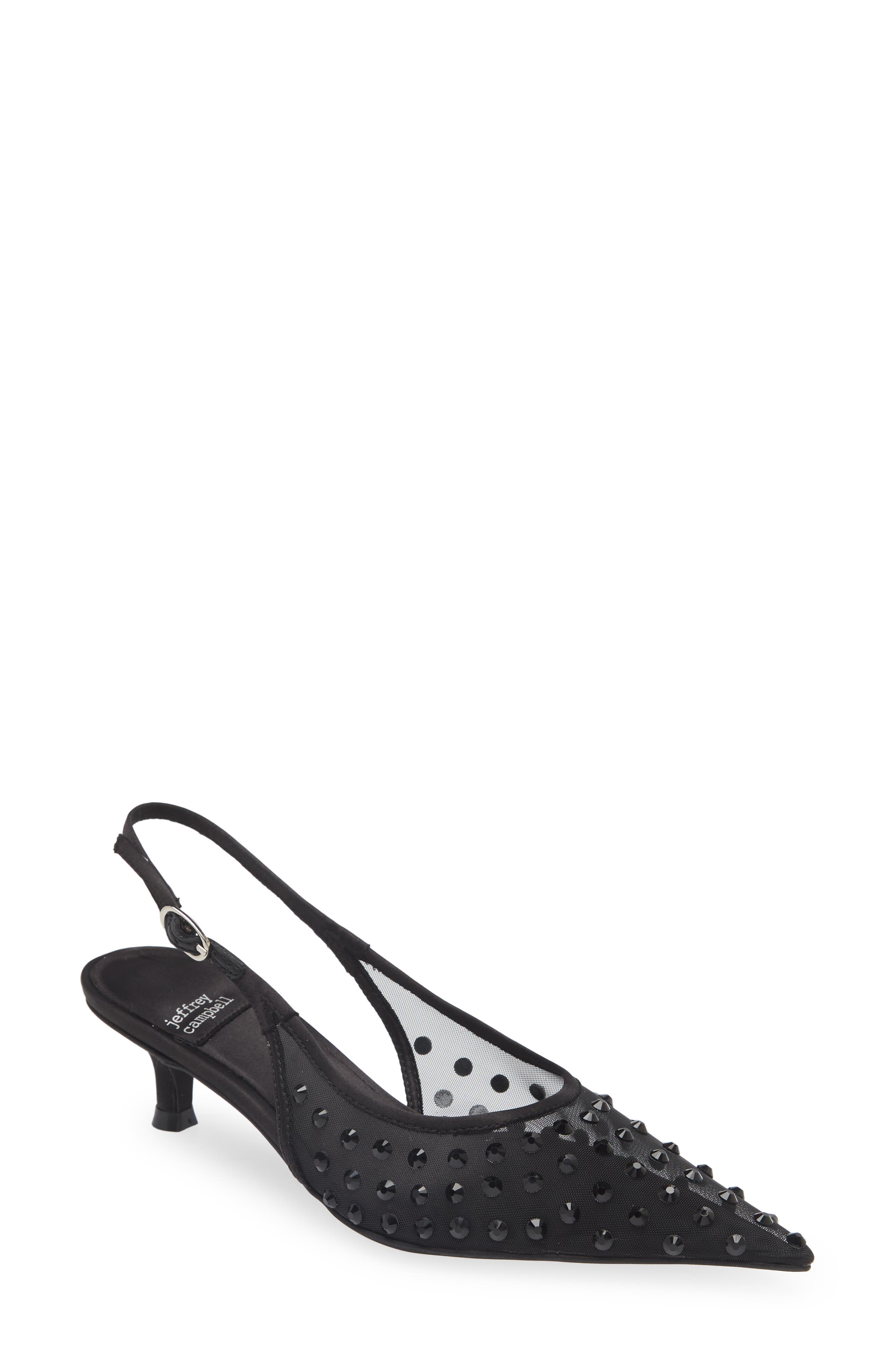 Jeffrey Campbell Persona Pointed Toe Slingback Pump, Main, color, 