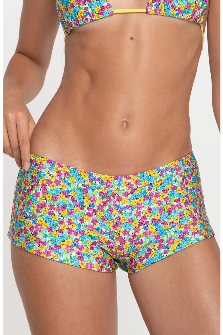 Sienna Wildflower Shorts, Main, color, Wildflower