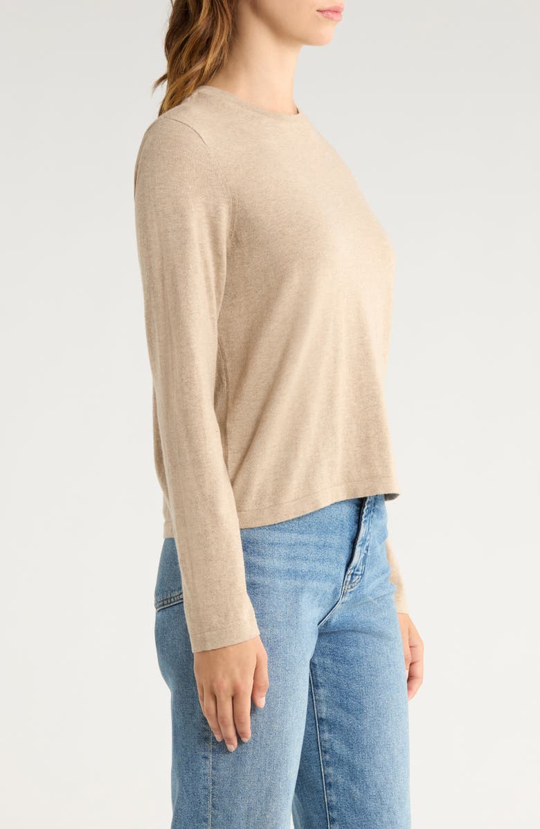 Rails Cotton & Cashmere Top, Alternate, color, Heather Oat