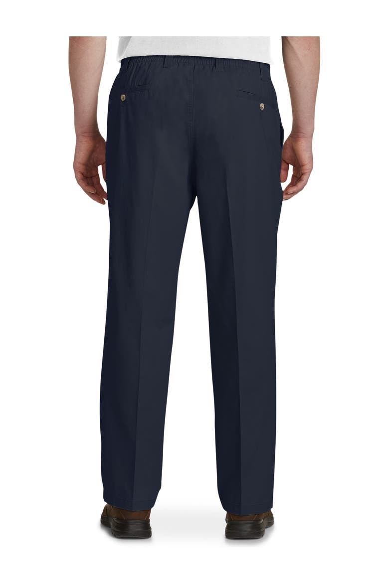 Elastic-Waist Pants, Alternate, color, NAVY