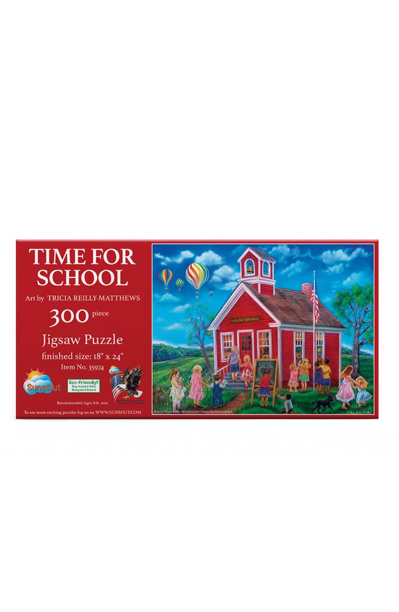 Sunsout Time for School 300 piece Jigsaw Puzzle for Adults, Alternate, color, Multicolor