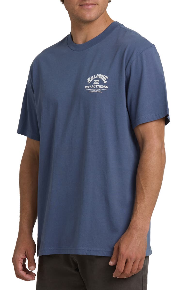 Billabong Flower Graphic T-Shirt, Alternate, color, Vintage Indigo