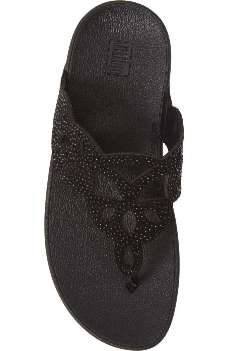 FitFlop Elora Crystal Flip Flop, Alternate, color,