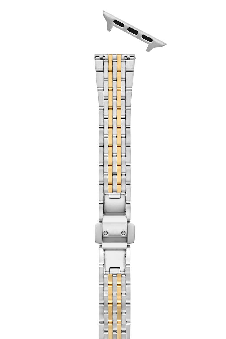 Tapered Apple Watch® Bracelet Watchband, Alternate, color, TWO TONE