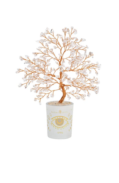 Clear Quartz Feng Shui Crystal Tree of Life April Birthstone Amplified Dreams