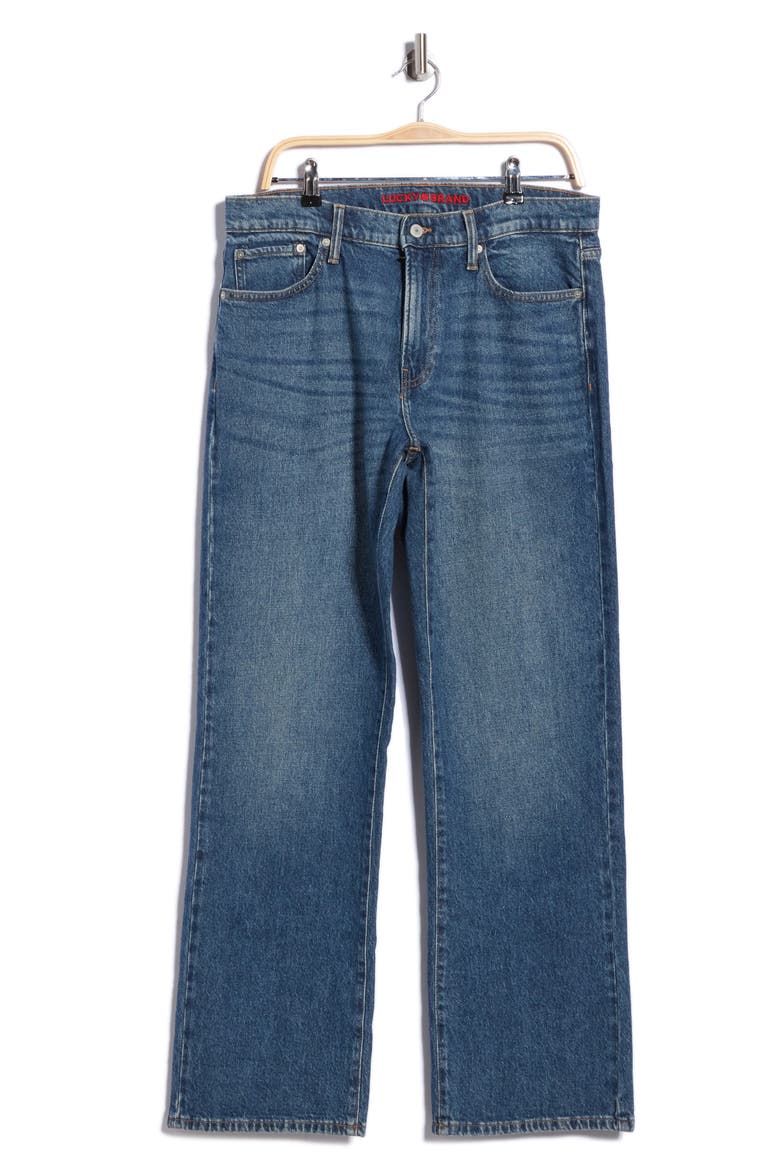 181 Relaxed Straight Leg Jeans, Main, color, CLINTON