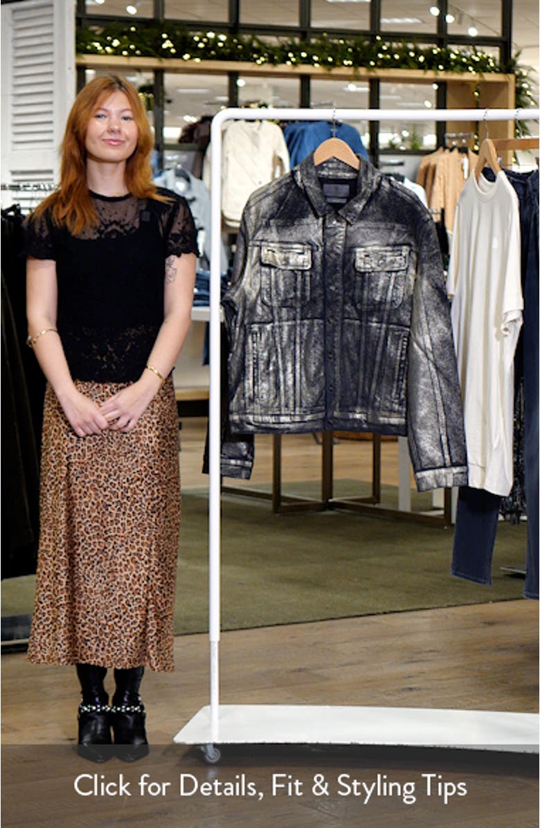 Anthony Foil Trucker Jacket, sales video thumbnail