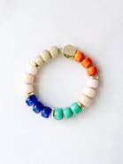 By Lilla East Village Capsule Beaded Bracelet Hairtie