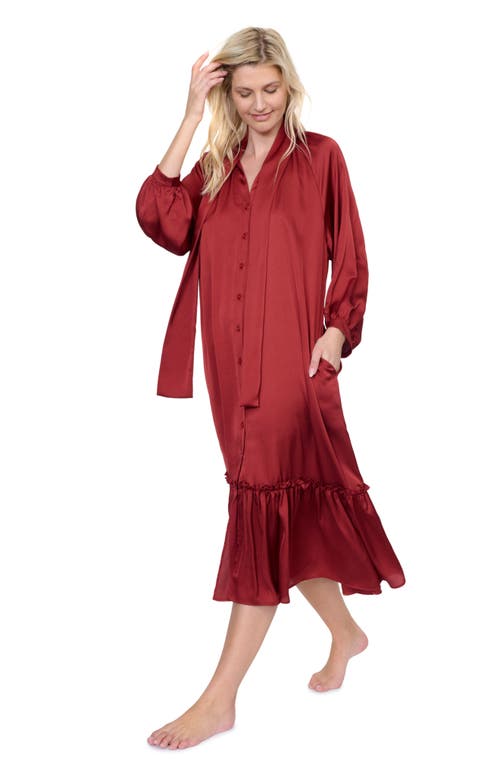 GOTTEX GOTTEX DAY DREAMER BUTTON DOWN MAXI LONG DRESS 