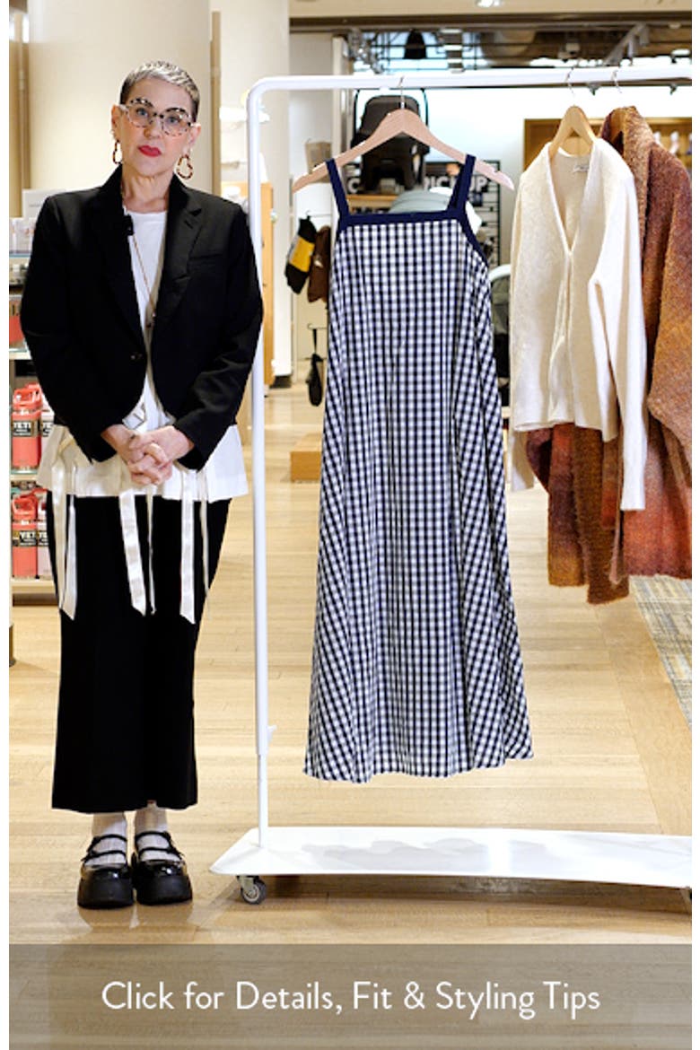 Erica Gingham Midi Dress video