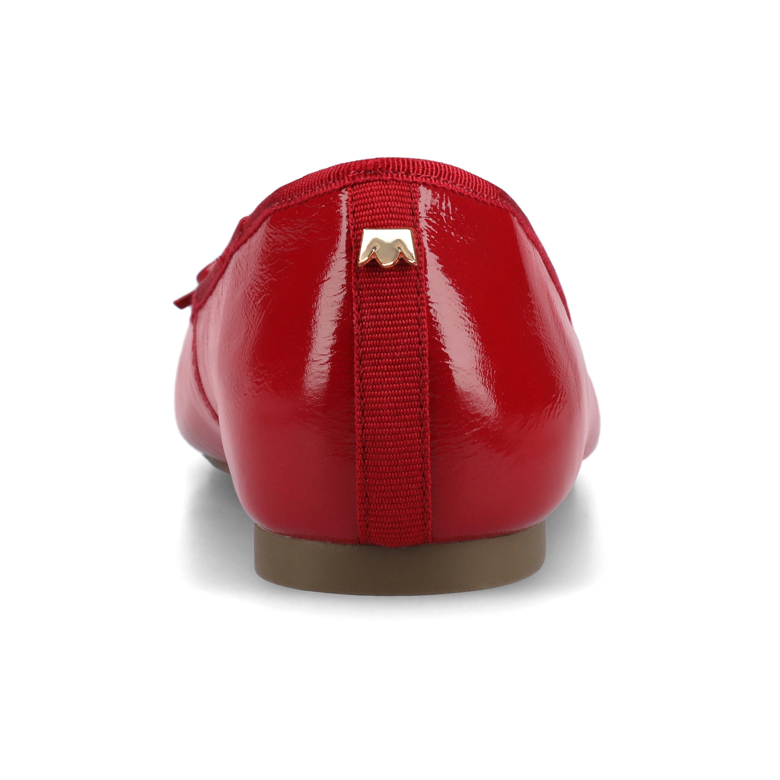 Birdies The Songbird Flat Patent Leather, Alternate, color, Red Patent