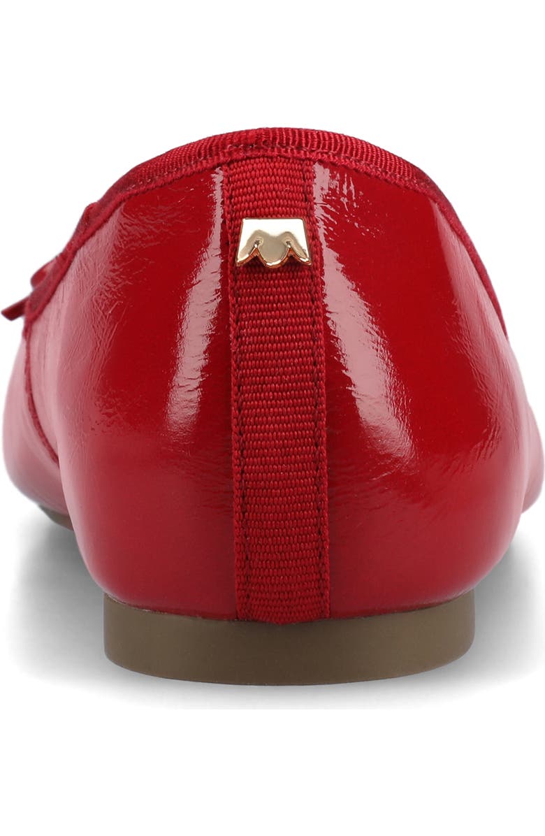 Birdies The Songbird Flat Patent Leather, Alternate, color, Red Patent