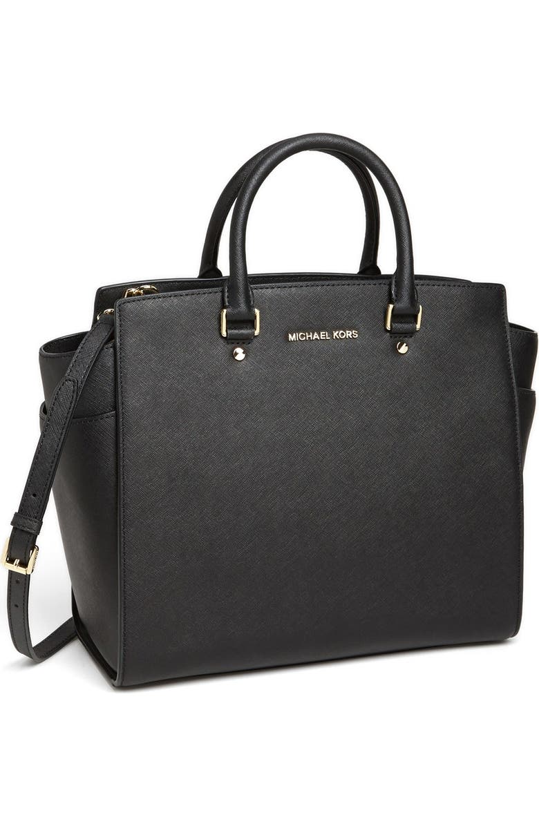 MICHAEL Michael Kors 'Selma' Saffiano Leather Tote, Main, color,