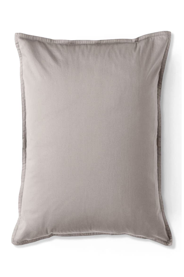 Organic Room Service Sateen Sham 2-Pack, Main, color, Dove Grey