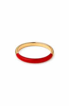 House of Frosted Enamel Band Ring