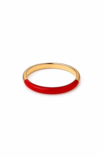 House of Frosted Enamel Band Ring