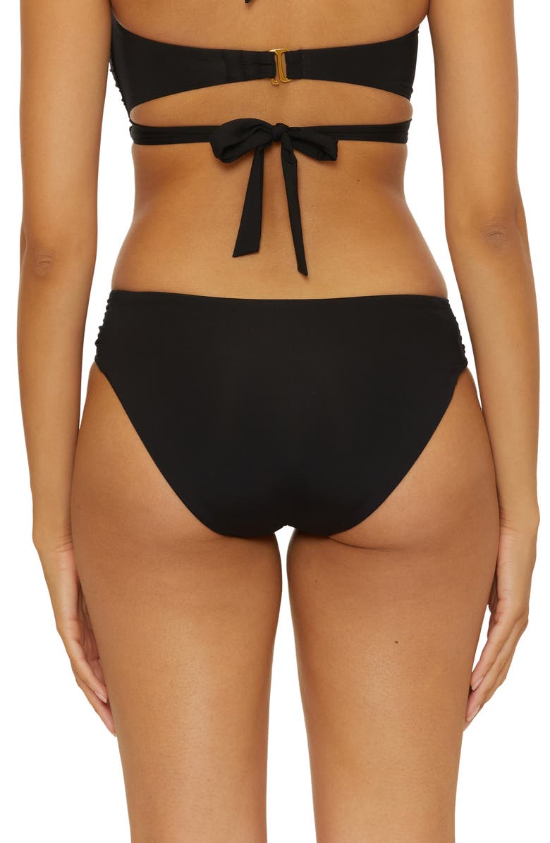 Soluna Buckle Up Bikini Bottoms, Alternate, color, Black