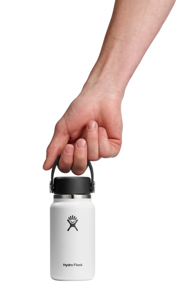Hydro Flask Micro Hydro Water Bottle, Alternate, color, White