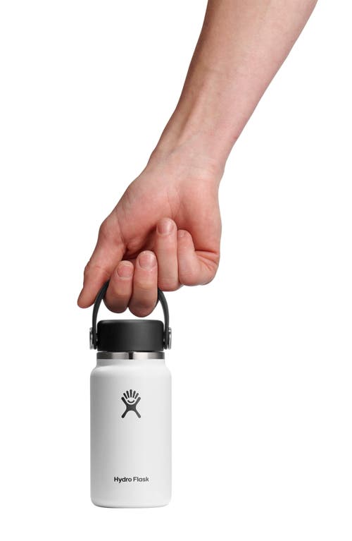 Hydro Flask Micro Hydro Mini Water Bottle In White