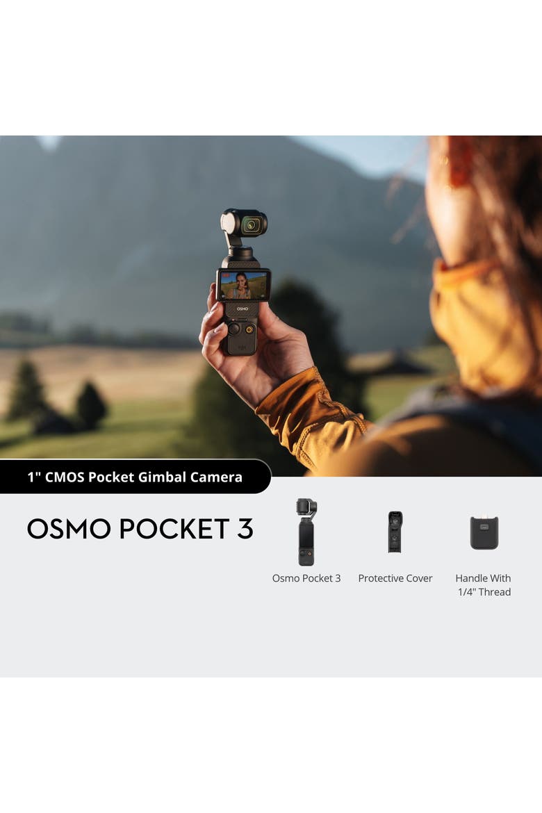 Osmo Pocket 3, Alternate, color, black