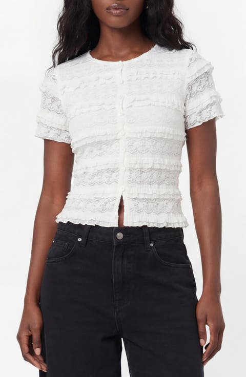 Sweetheart Buttoned Top
