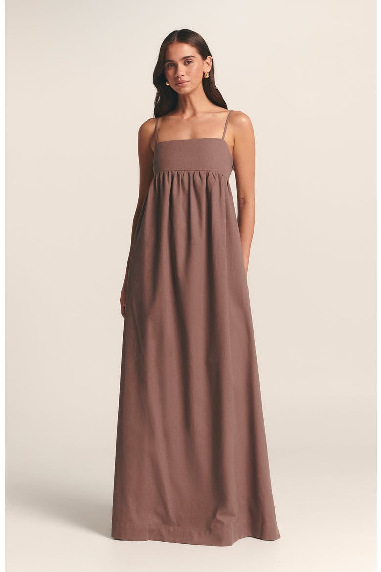 Aster Maxi Dress, Alternate, color, Cacao